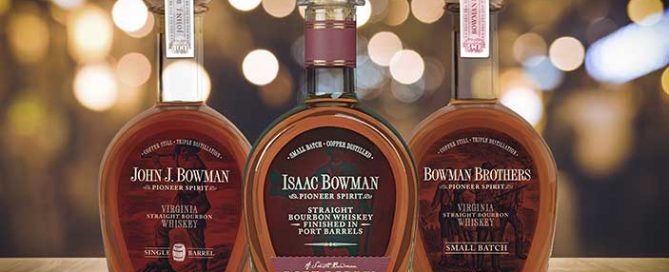 A. Smith Bowman Distillery, Bowman Brothers Small Batch, Isaac Bowman Port Finish, and John J. Bowman Single Barrel won gold medals at the 2019 American Whiskey Masters competition.