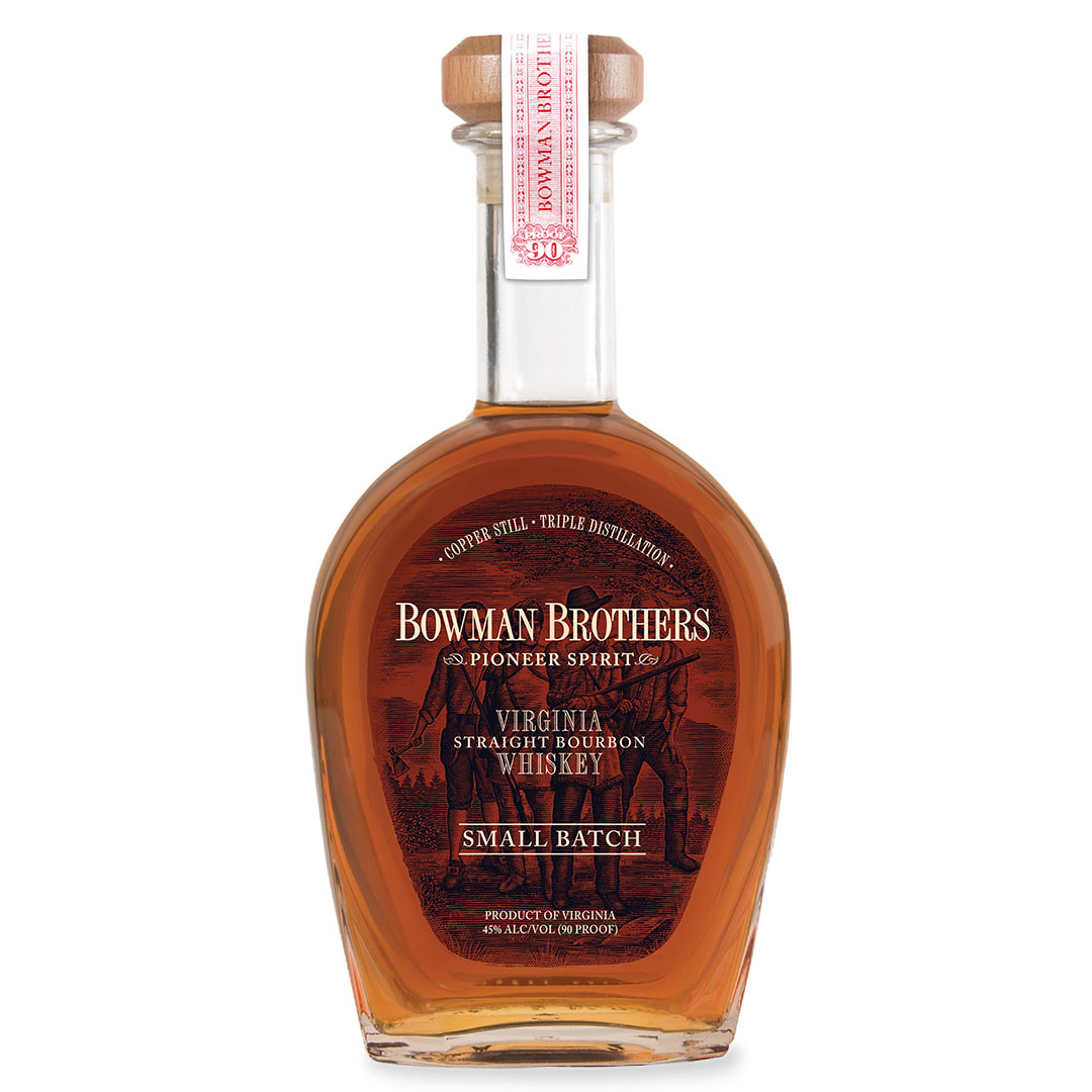 Bottle of Bowman Brothers by A Smith Bowman Distillery