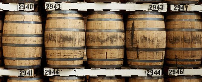 Barrels at A. Smith Bowman Distillery