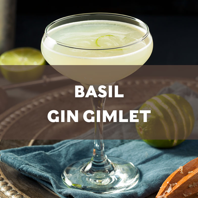 Basil Gin Gimlet | Cocktail | A. Smith Bowman Distillery