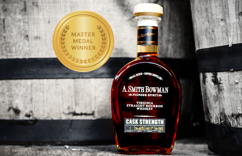 A. Smith Bowman Cask Strength Bourbon Takes Home Master Medal in its