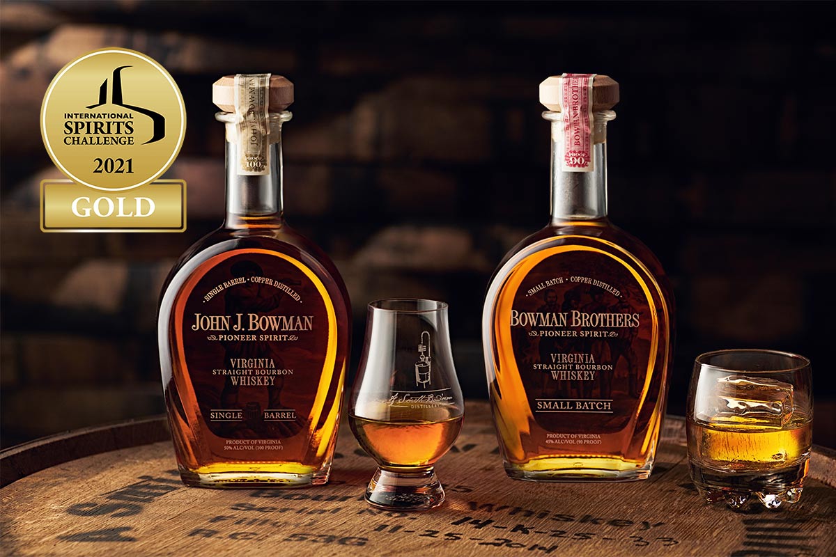 John J Bowman and Bowman Brothers win Gold Medals at 2021 International Spirits Challenge