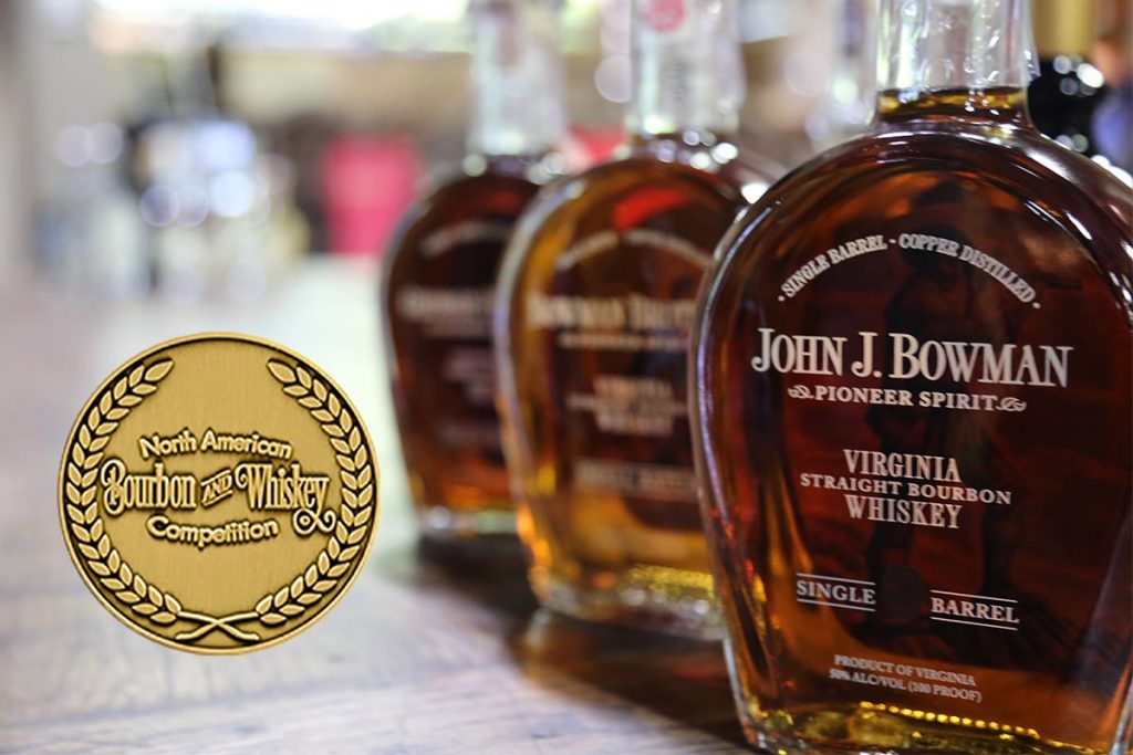 John J Bowman and Cask Strength win Gold Medal in 2021 North American Bourbon and Whiskey Competition