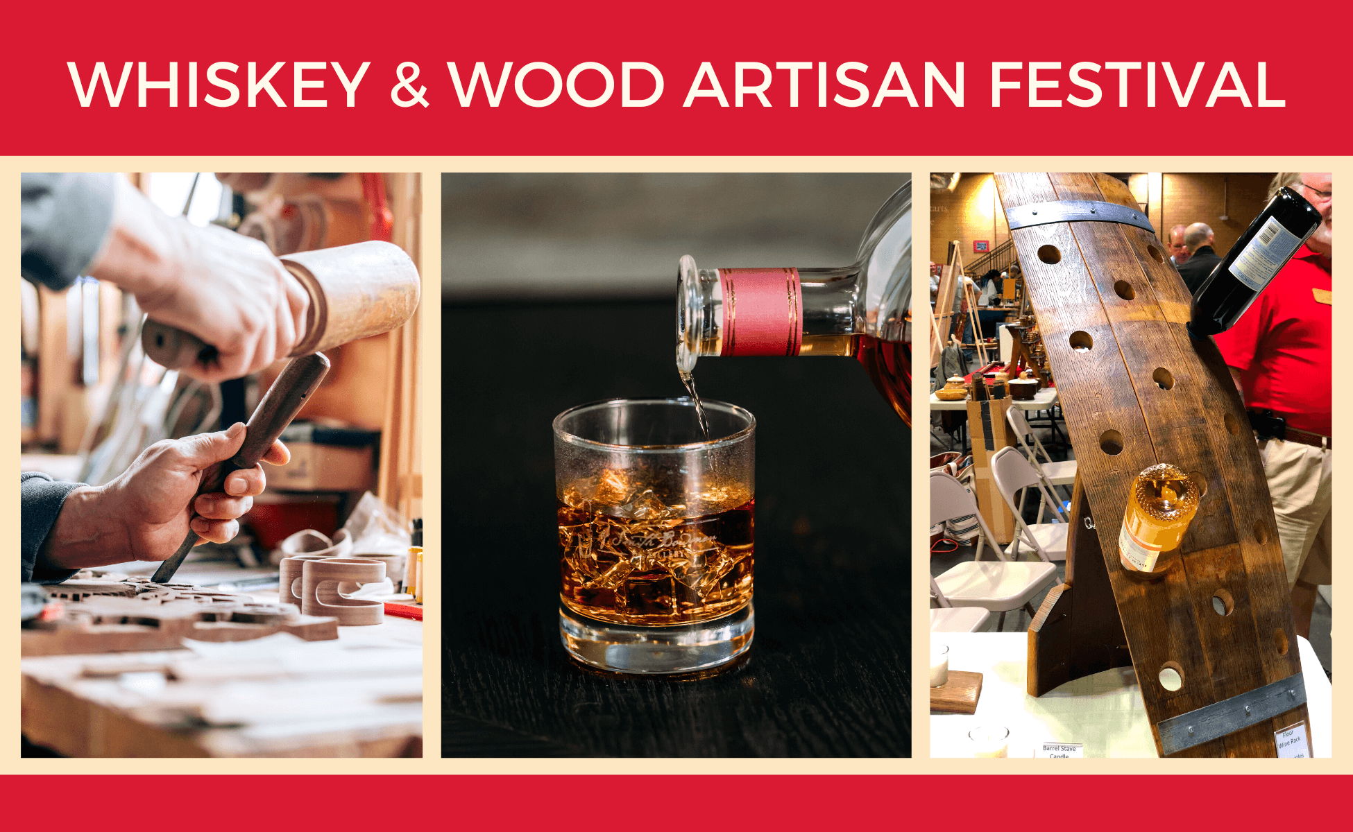 Whiskey & Wood Artisan Festival Header