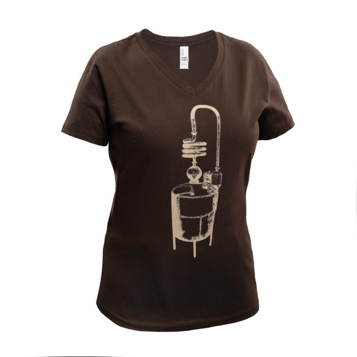 A. Smith Bowman Distillery Product | Women's Brown V-Neck