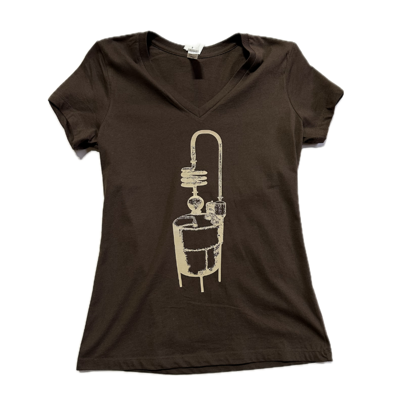 A. Smith Bowman Distillery Product | Women's Brown V-Neck