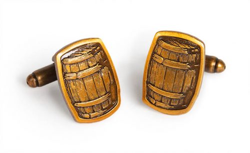 Bourbon Barrel Cufflinks